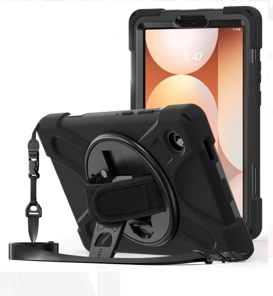 Galaxy Tab A11 Uyumlu 8.7" Tam Koruma Sağlayan Defender Silikon Şok Emici Tablet Kılıfı ürün görseli 1