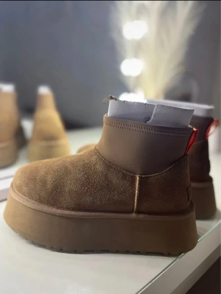 UGG W Classıc Mını Dıpper Platform Kadın Bot - Resim 3