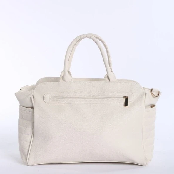 M&Y Juno Deri Anne Bebek Bakım Çantası 7281 Krem - Resim 2