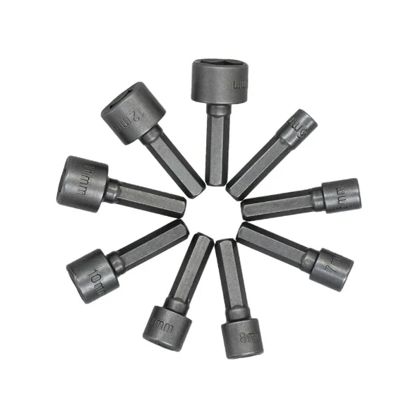 9 Parça Manyetik Somun Adaptörü ürün görseli 1
