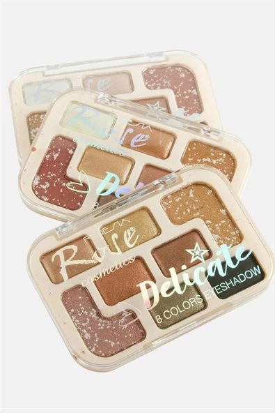 Rose Delicate 8'li Far Seti