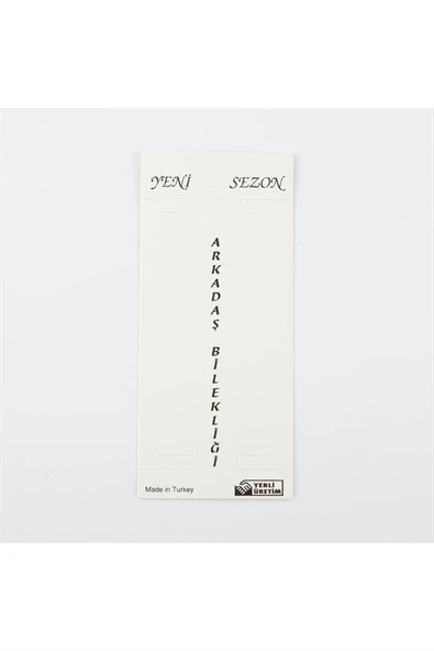 Arkadaşlık Bileklik Kartı - 2