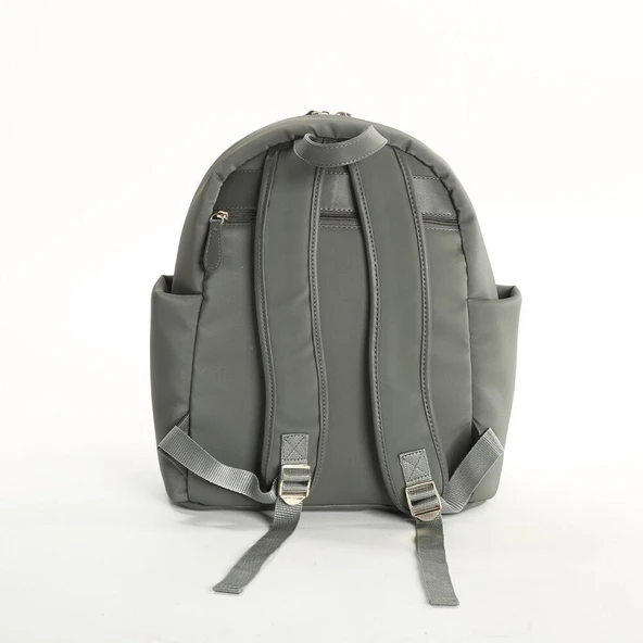 M&Y Diamond Anne Bebek Bakım Sırt Çantası 7345 Gri - Resim 2