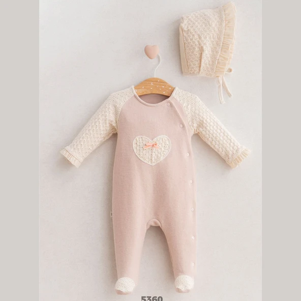 Tongs Baby Cheerful Lace Tulum 5360 Gül Kurusu ürün görseli