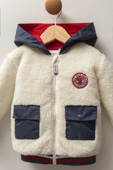 U.S. Polo Assn Bebek Mont USB2538 Beyaz - Resim 2