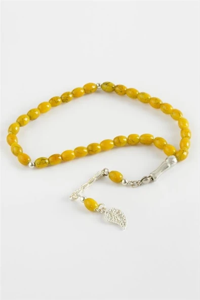 Mısır Kesim Cam Taş Tesbih 7 mm