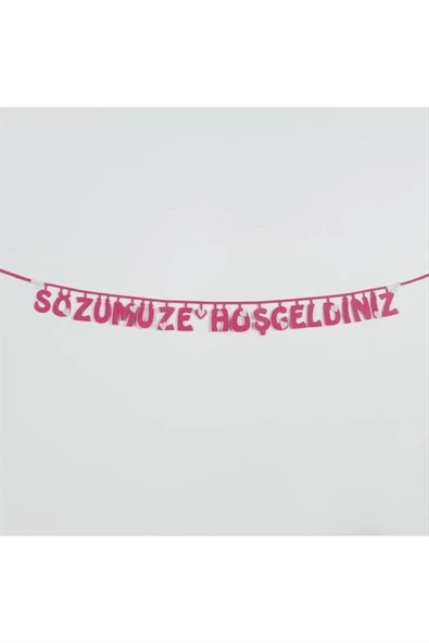 Sözümüze Hoşgeldiniz Keçe Yazı