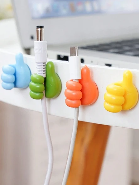 El Şeklinde Kablo Tutucu 30 Adet ürün görseli 1