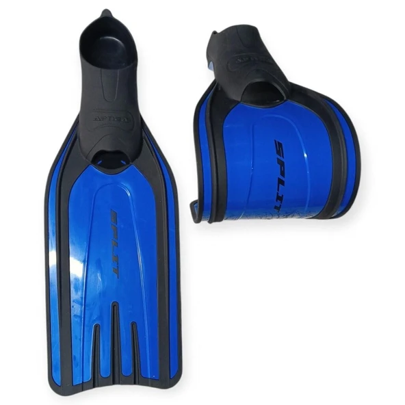 Split Esnek Yüzücü Paleti MAVİ Siyah Çantalı - 44-45 - BXL586 - Resim 2