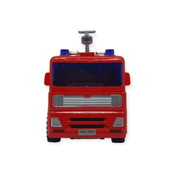 Su Fışkırtan İtfaiye Aracı - Sesli Işıklı - 661-01 - Panzer - Resim 4