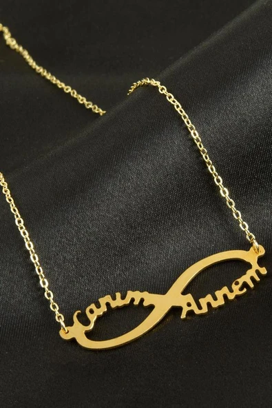 Canım Annem Plaka Sonsuz Kolye