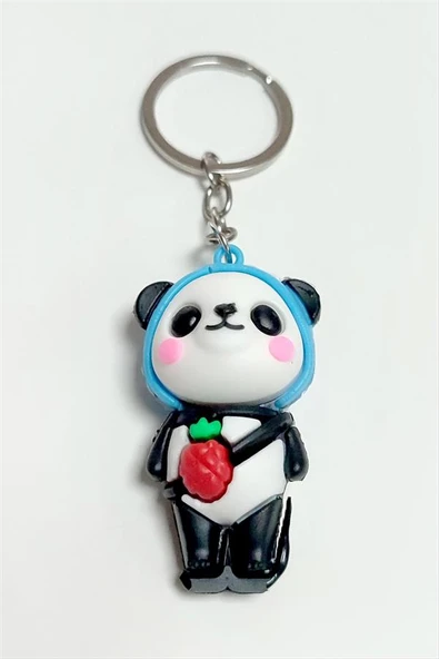 Panda Silikon Anahtarlık - 2