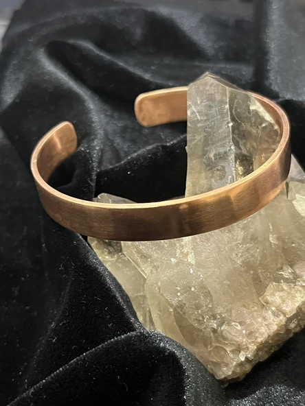 Melisa MoonCo, Saf Bakır Bileklik, Düz İşlemesiz Model - 3