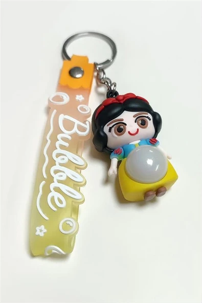 Kız Çocuk Işıklı Silikon Anahtarlık - 2