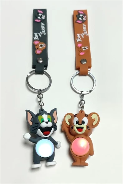 Tm ve Jry Işıklı Silikon Anahtarlık