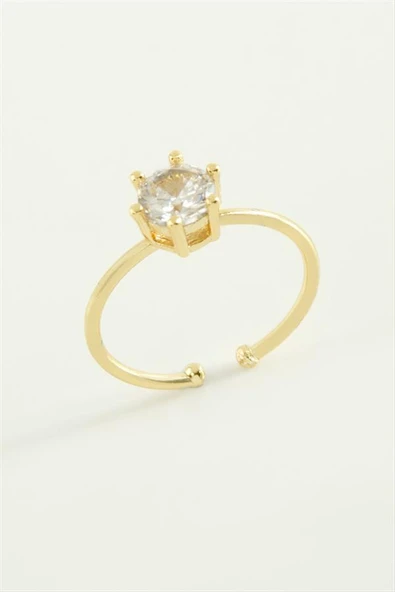 Zirkon Tektaşlı Yüzük