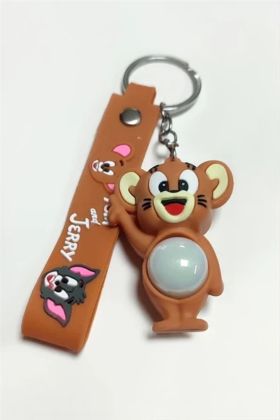 Tm ve Jry Işıklı Silikon Anahtarlık - 2