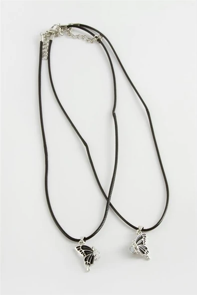 Kelebek Arkadaşlık Kolyesi (Çift Kolye)