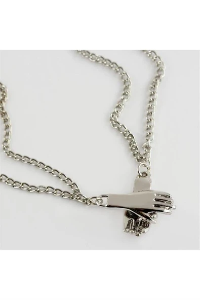 Çift El Figürlü Kolye - 3