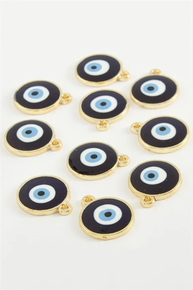 Nazar Tek Kulplu Mineli Bileklik ve Kolye Ucu Aparatı 1 Adet