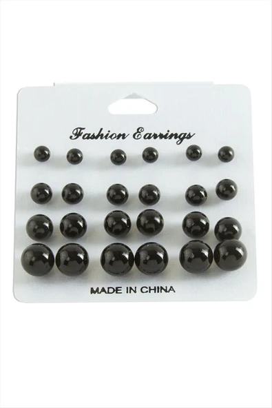 Kartlı İnci Küpe 30 Adet