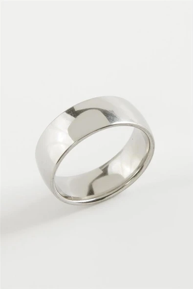 Çelik Alyans Yüzük 8 mm