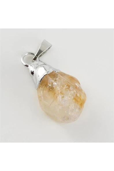 Sitrin Doğaltaş Kolye Ucu