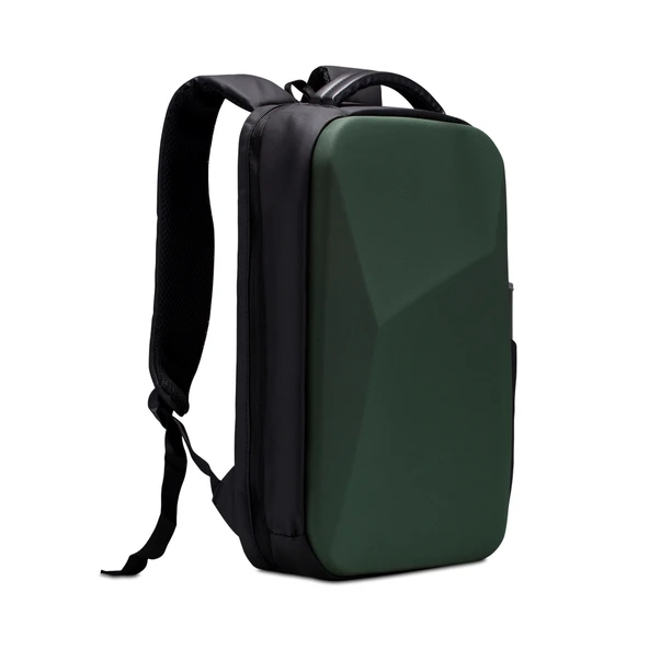 Classone GA-0017 Guntlet V1 Sert Kabuk Serisi 15.6 inch Uyumlu WTX Pro Su Geçirmez Kumaş Laptop Çantası  Yeşil ürün görseli 1