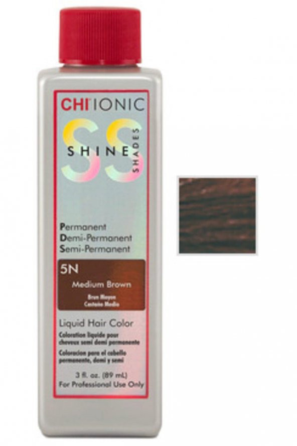 Chi Organic Saç Boyası 5N Medium Brown Siyah 89 ml