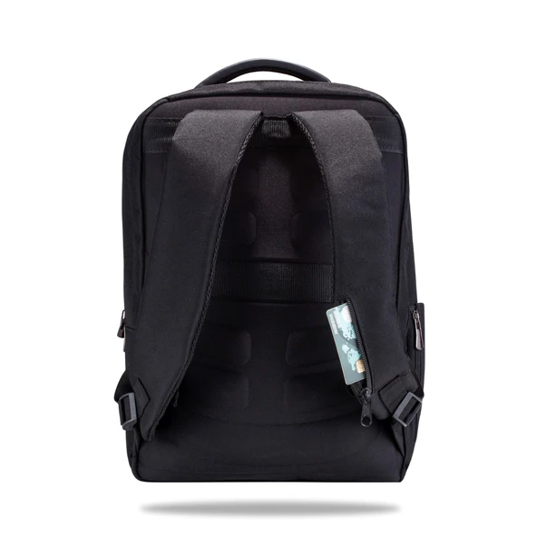 Classone BP-BS100 Business VIP B1 - Serisi 15.6' WTX Pro Su Geçirmez Kumaş Laptop Sırt Çantası-Siyah - Resim 7