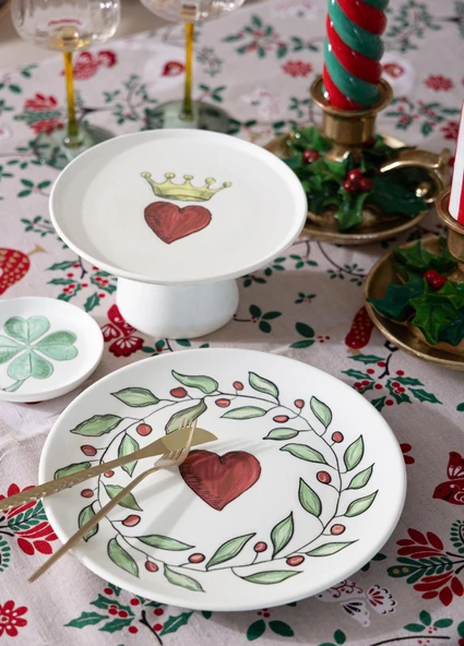 The Mia Luv Servis Tabağı 6lı Set 26 cm - Resim 5