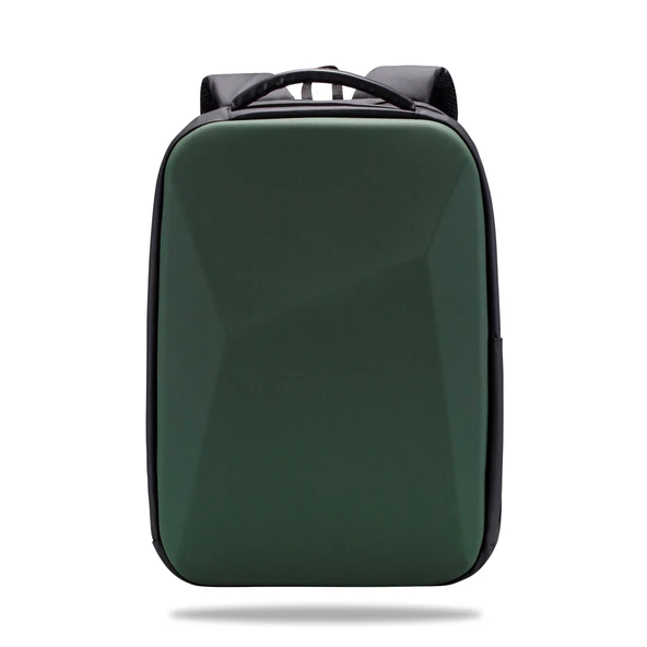 Classone GA-0017 Guntlet V1 Sert Kabuk Serisi 15.6 inch Uyumlu WTX Pro Su Geçirmez Kumaş Laptop Çantası  Yeşil - Resim 3