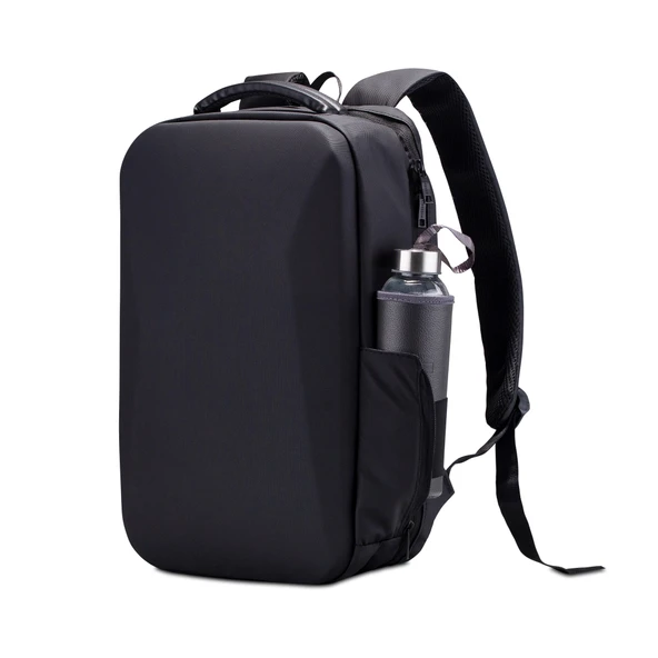 Classone GA-0010 Guntlet V1 Sert Kabuk Serisi 15.6 inch Uyumlu WTX Pro Su Geçirmez Kumaş Laptop Çantası  Siyah ürün görseli 1