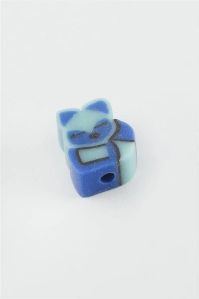 Kedi Desenli Fimo Boncuk 100 Adet - 2