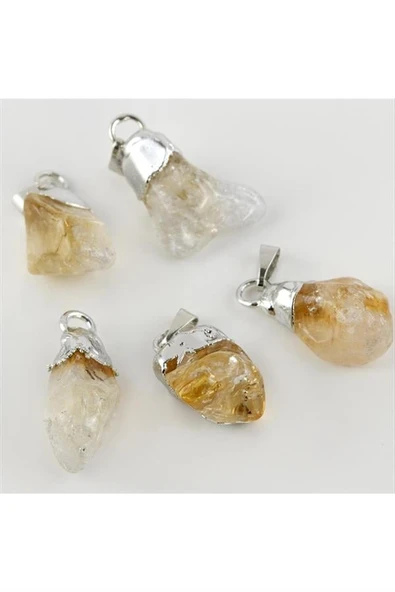 Sitrin Doğaltaş Kolye Ucu - 2