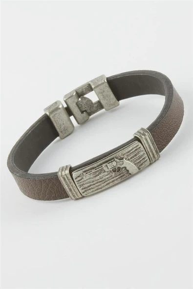 Silah Suni Deri Bileklik