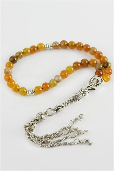 Akik Doğaltaş Tesbih 6 mm