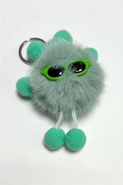 Gözlüklü Peluş Anahtarlık - 2