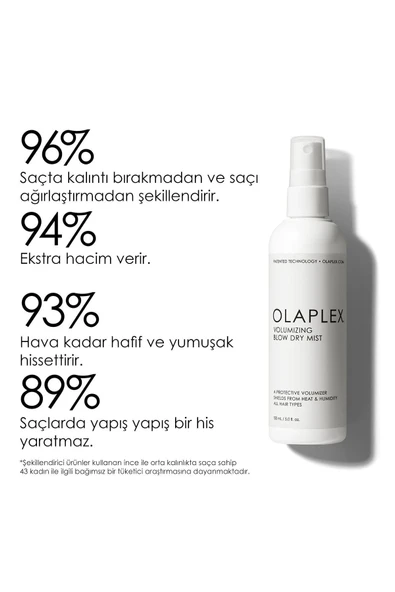 Olaplex Volumizing Blow Dry Mist Saç Spreyi - Resim 7