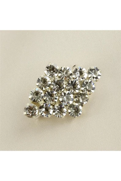 Zikzak Taşlı Broş