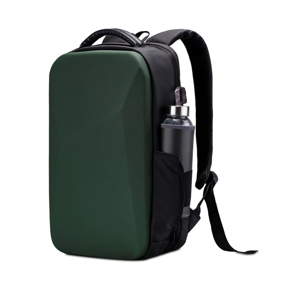 Classone GA-0017 Guntlet V1 Sert Kabuk Serisi 15.6 inch Uyumlu WTX Pro Su Geçirmez Kumaş Laptop Çantası  Yeşil - Resim 2