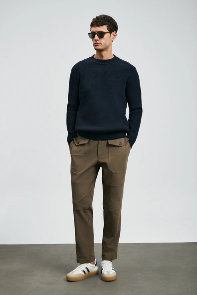 Lufian 112090172 Blend Kazak Erkek Sweatshirt - 7