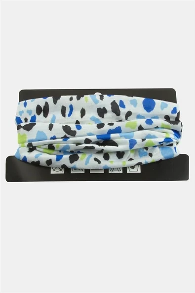 Renkli Desenli Baff Boyunluk