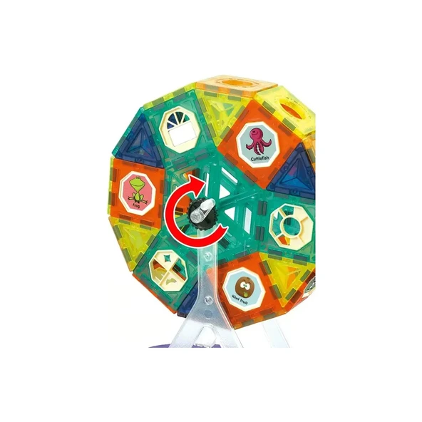 Magic Magnetic Blocks 71 Parça Manyetik Oyuncak Bloklar Seti - Resim 3