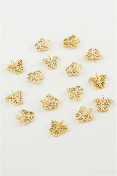 Kelebek Zirkon Taşlı Bileklik Aparatı 1 Adet