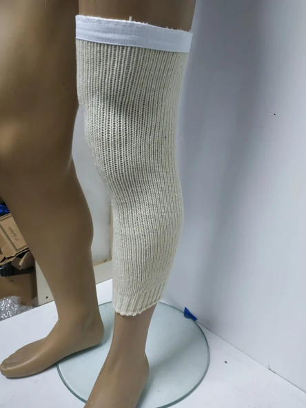 DOĞAL YÜN DİKİŞSİZ UZUN DİZLİK - Resim 2