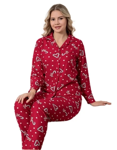 Marla Süet Kumaş Kadın Pijama Takımı Şık ve Yumuşak Dokulu Ev Giyim  M/2XL ürün görseli
