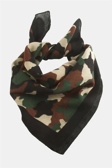 Asker Desenli Bandana 50*50