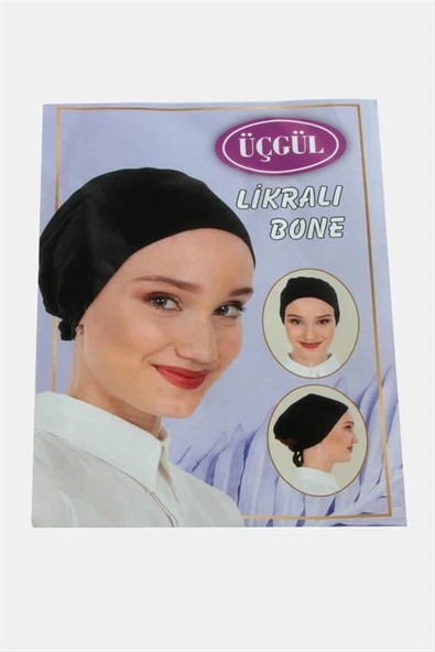 Likralı Bağlamalı Düz Bone