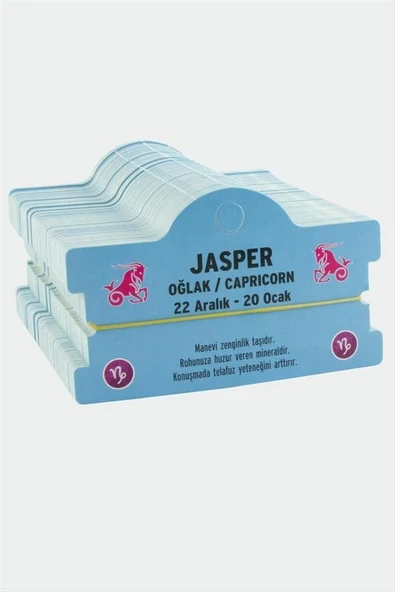 Jasper & Oğlak Burç Bileklik Kartı